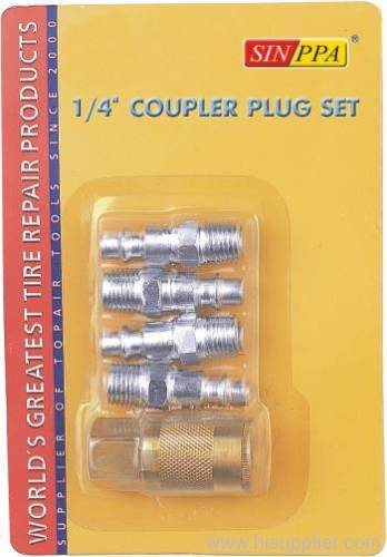 5PC Quick Coupler and Plug Kit