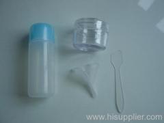 plastic travel set