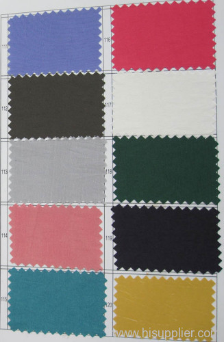 Color Card of Taffeta material