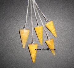 Golden Quartz Dowsing Pendulums