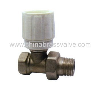 Brass Straight Radiator Valve