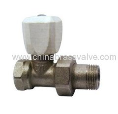 Brass Straight Radiator Valve