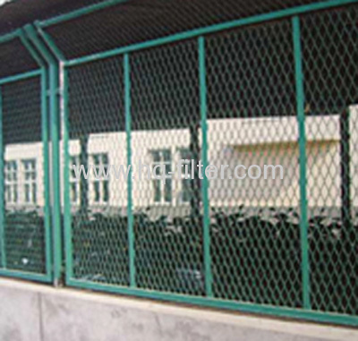 Expanded Metal Fence