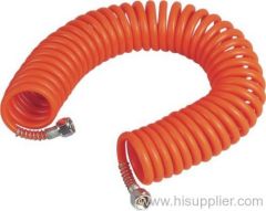 Air Recoil Hose With Double 1/4" Swivel Female Fitting