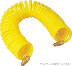 Air Recoil Hose With Double 1/4" Male Swivel Fitting