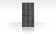 mono-crystalline silicon solar panel