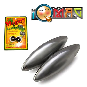 Magnetic singing eggs