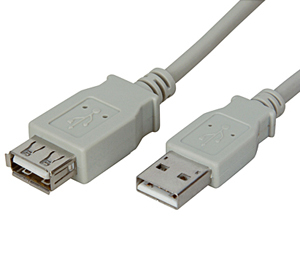 USB A Male to A Female Cable