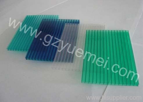 Polycarbonate hollow sheet multiwall