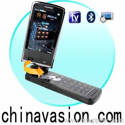 Quad Band Touchscreen Flip-Phone