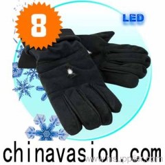 Thermal Winter Gloves with LED Light