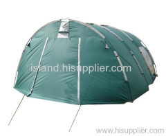 outside tent