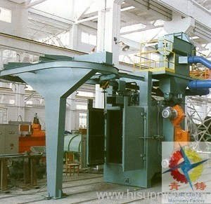 Hook type shot blasting machine