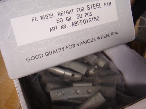 Steel Clip-on Wheel Balance Weights