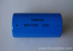 ER17335,ER17335M,3.6V Li-SoCL2 Battery