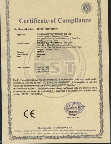 Apply CE certificate