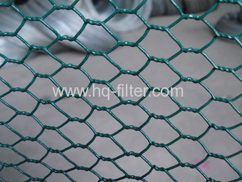 PVC Coated Hexagonal-Wire Mesh Fence