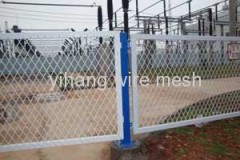 Expanded Metal Fence