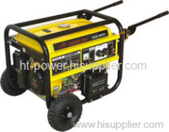 Open frame gasoline genset