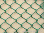 green pvc chain link fence