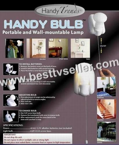 Stick-On Handy Bulb