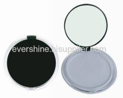 Black round mirror