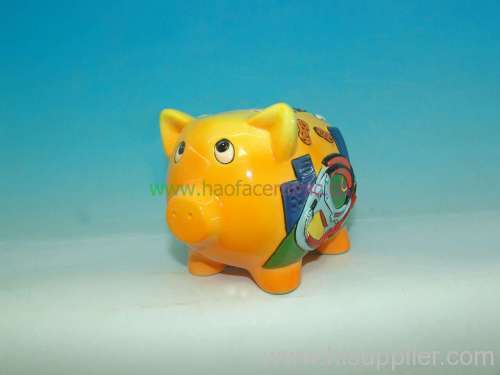 ceramics coin bank