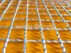 Heavy Woven-Crimped Mesh Fence