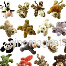 Plush magnet toys