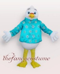 Blue Chicken Mascot Costume， Christmas Party Dress