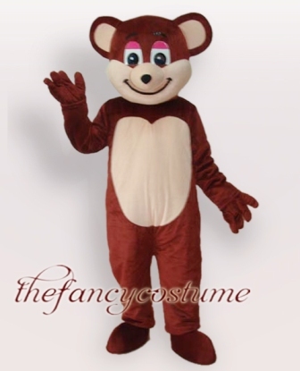 Brown Bear Mascot Costume ，Christmas Party Dress