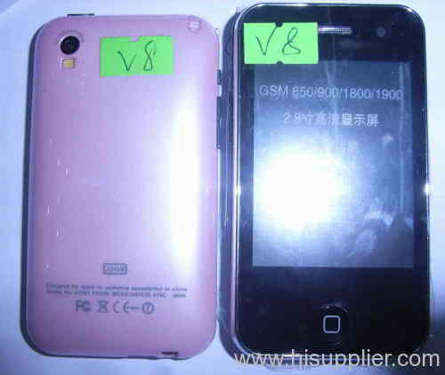 Dual Sim Phones V8 2.8" LCD