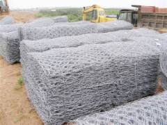 hexagonal wire netting gabions