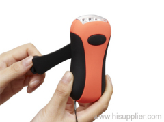 Hand cranking rechargeable torch