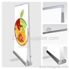 Double roll banner stand