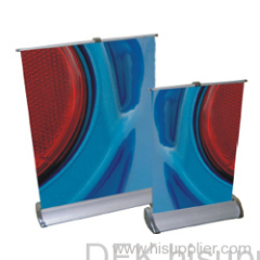 Electric roll banner stand