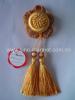 tassel magnetic curtain holder brown