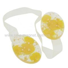 egg-shaped magnetic curtain clips