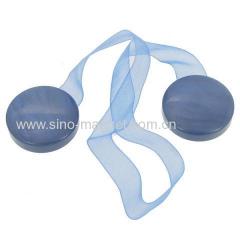 blue disc magnetic curtain clip