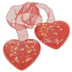 Red Heart Magnetic Curtain holder