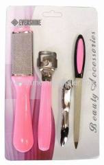 Pink manicure set