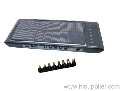 Portable solar charger for laptop