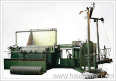 Full automatic diamond mesh machine