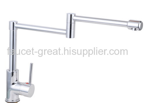 Brass Material Kitchen Mixer With Long Spout