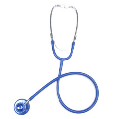 Dual head stethoscope with nonchill ring