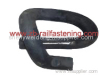 Elastic clip for railway