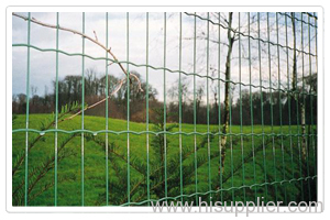 black euro welded fence