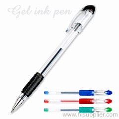 colorful grip promotional gel ink pen
