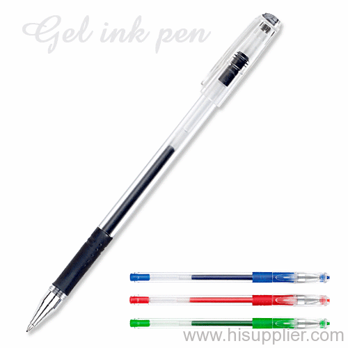 a retractable gel ink pen