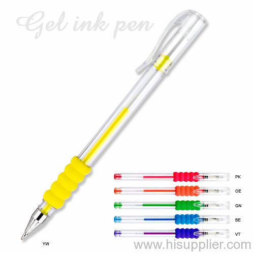 neon promotional gel ink pen